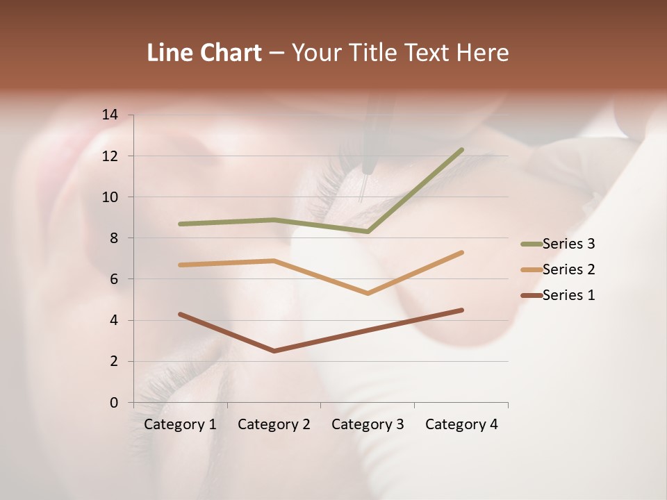 Needle Woman Makeup PowerPoint Template
