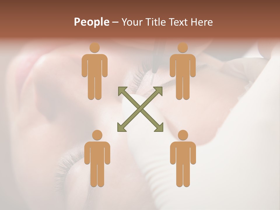 Needle Woman Makeup PowerPoint Template