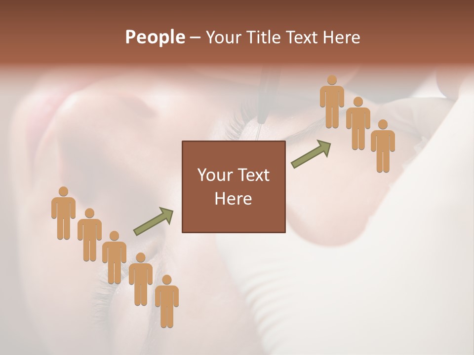 Needle Woman Makeup PowerPoint Template