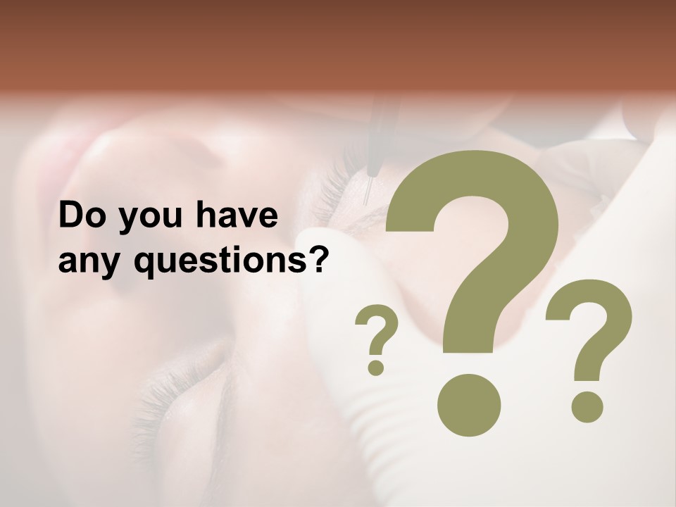 Needle Woman Makeup PowerPoint Template