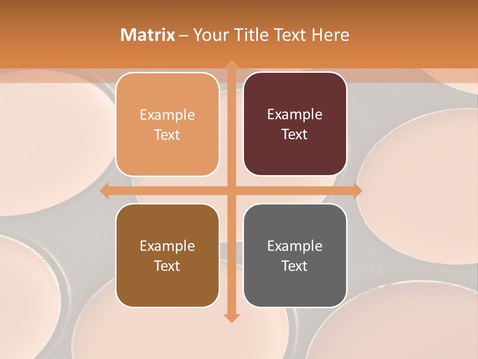 A Close Up Of A Palette Of Makeup PowerPoint Template