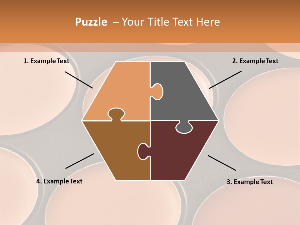 A Close Up Of A Palette Of Makeup PowerPoint Template