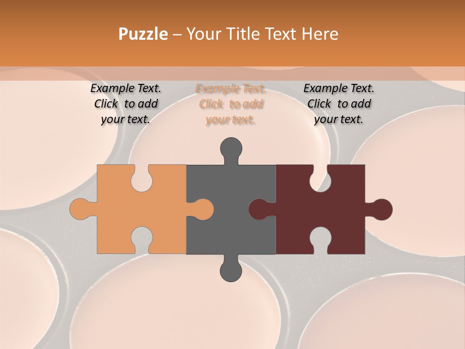 A Close Up Of A Palette Of Makeup PowerPoint Template