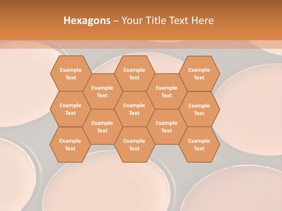 A Close Up Of A Palette Of Makeup PowerPoint Template