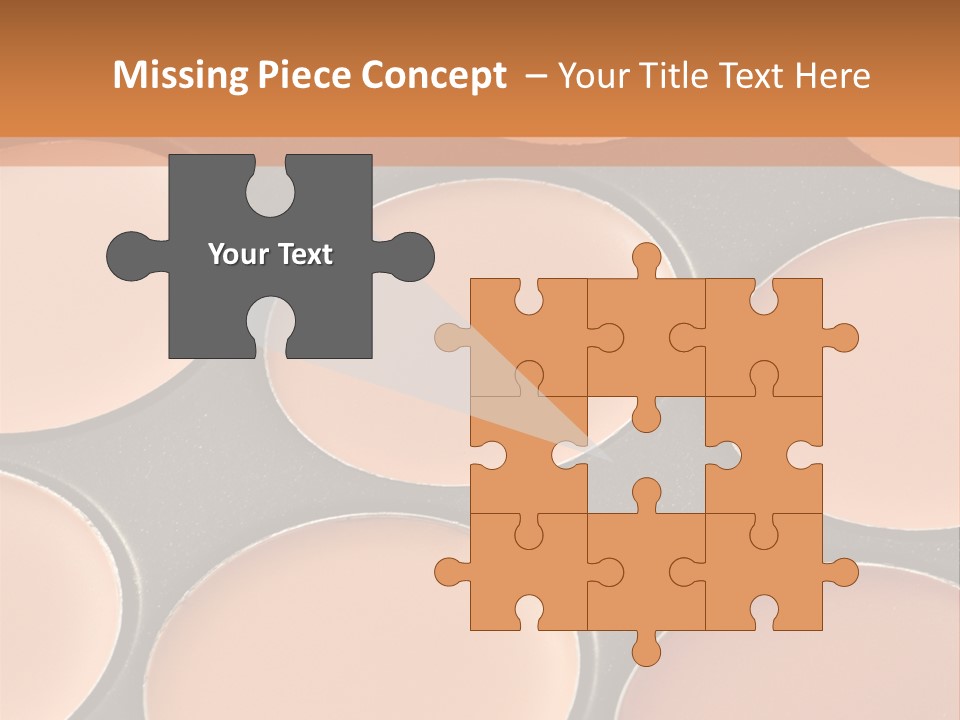 A Close Up Of A Palette Of Makeup PowerPoint Template