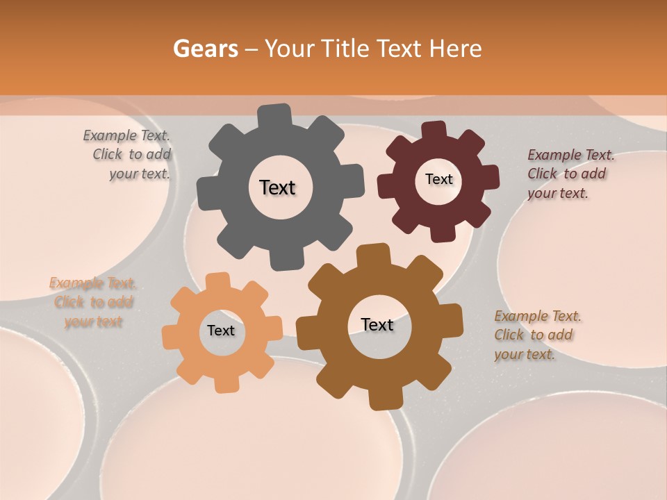 A Close Up Of A Palette Of Makeup PowerPoint Template