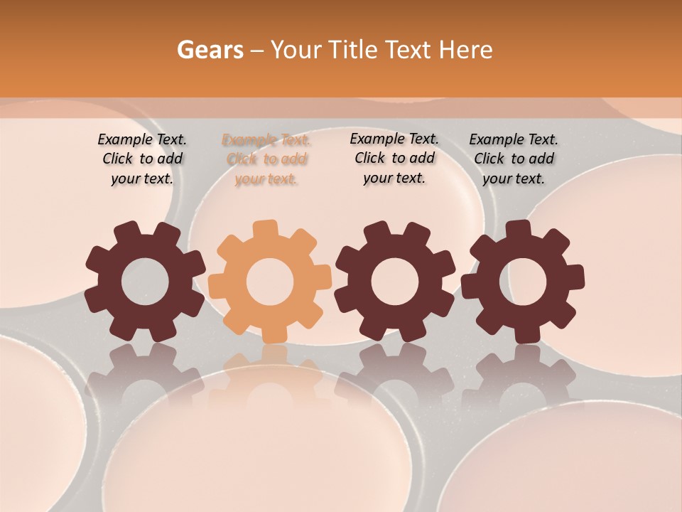 A Close Up Of A Palette Of Makeup PowerPoint Template