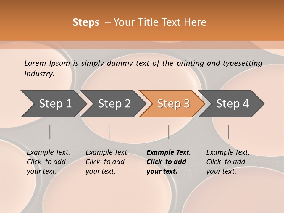 A Close Up Of A Palette Of Makeup PowerPoint Template