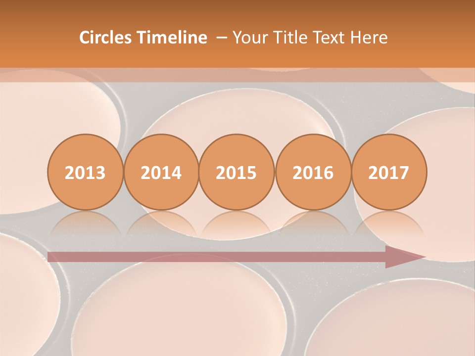 A Close Up Of A Palette Of Makeup PowerPoint Template