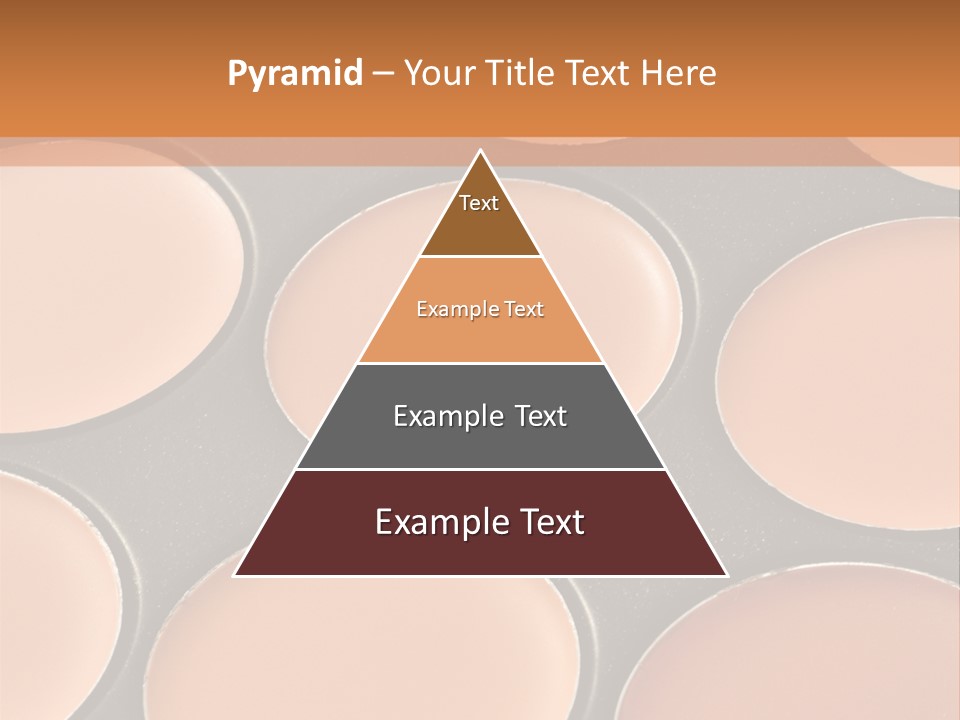 A Close Up Of A Palette Of Makeup PowerPoint Template