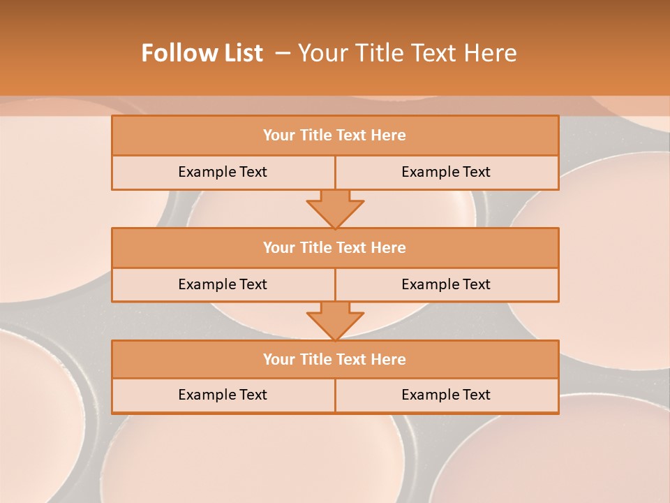 A Close Up Of A Palette Of Makeup PowerPoint Template