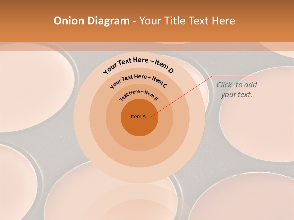 A Close Up Of A Palette Of Makeup PowerPoint Template