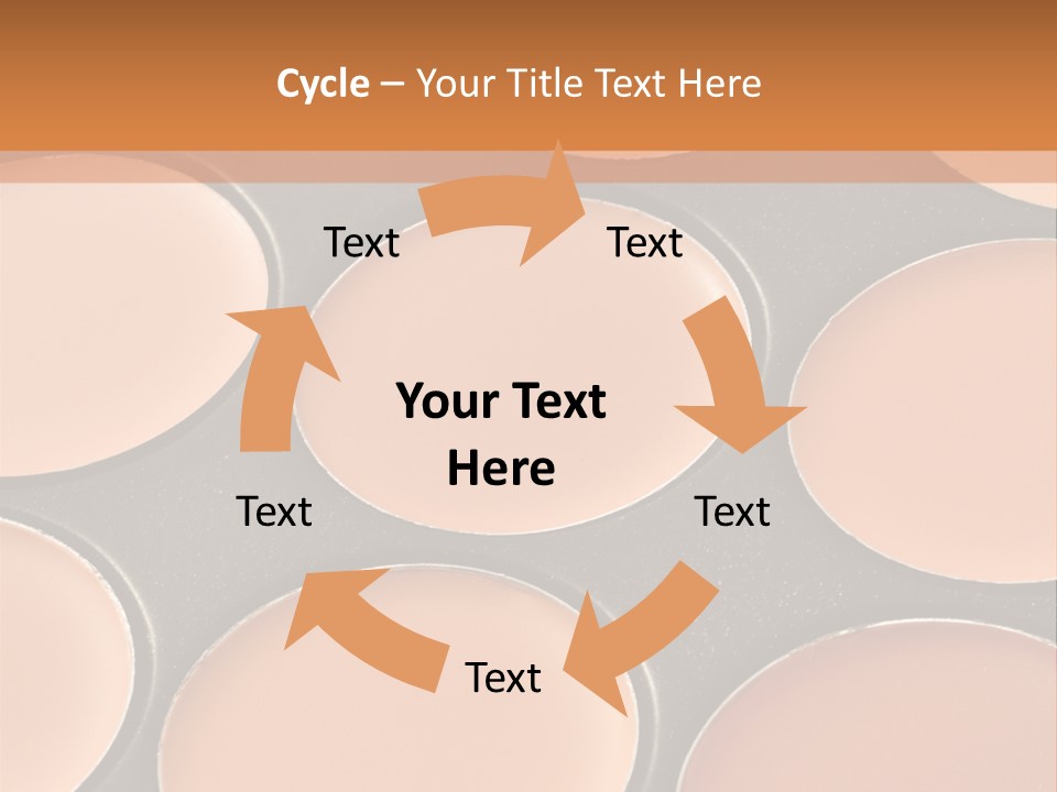 A Close Up Of A Palette Of Makeup PowerPoint Template