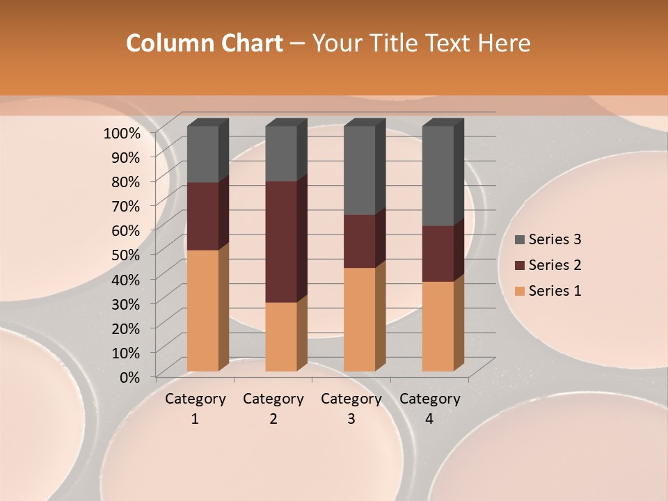 A Close Up Of A Palette Of Makeup PowerPoint Template