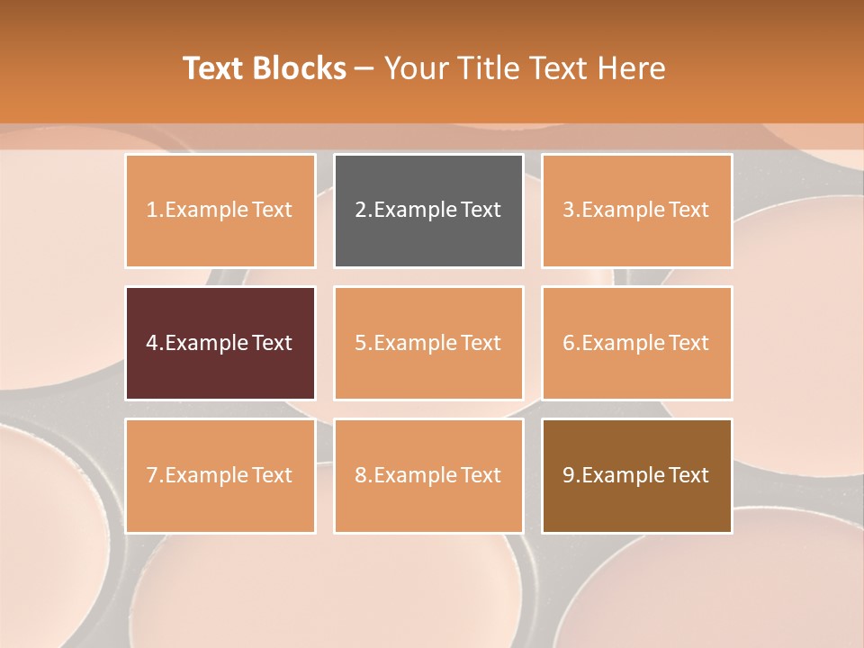 A Close Up Of A Palette Of Makeup PowerPoint Template