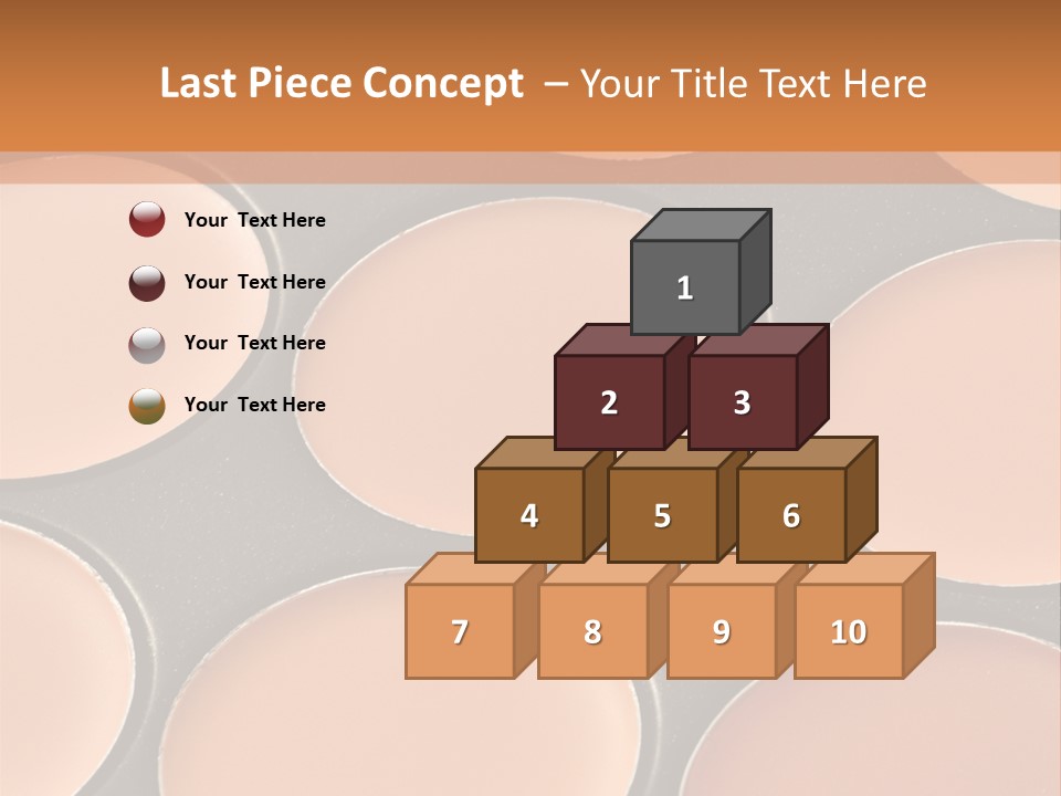 A Close Up Of A Palette Of Makeup PowerPoint Template