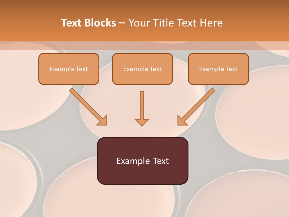 A Close Up Of A Palette Of Makeup PowerPoint Template