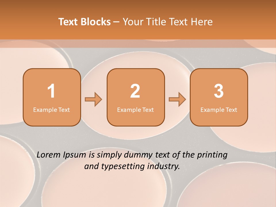 A Close Up Of A Palette Of Makeup PowerPoint Template