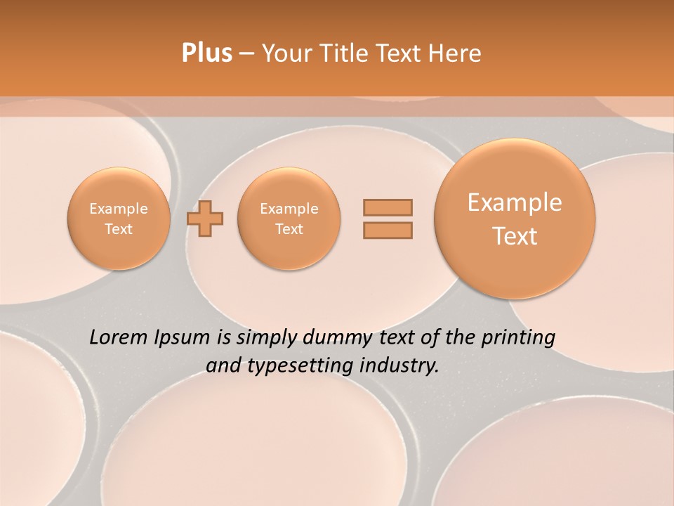 A Close Up Of A Palette Of Makeup PowerPoint Template