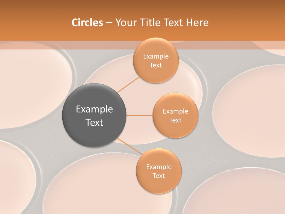 A Close Up Of A Palette Of Makeup PowerPoint Template