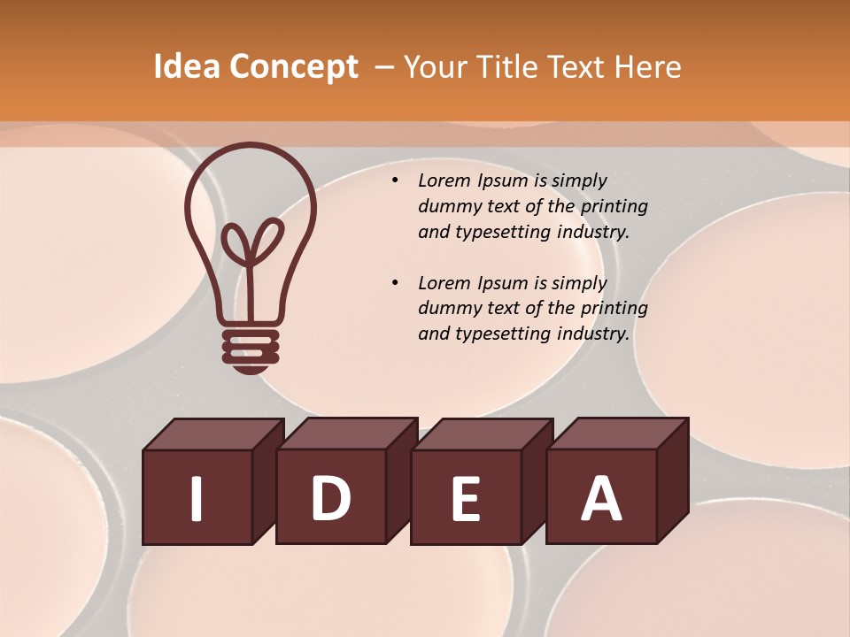 A Close Up Of A Palette Of Makeup PowerPoint Template