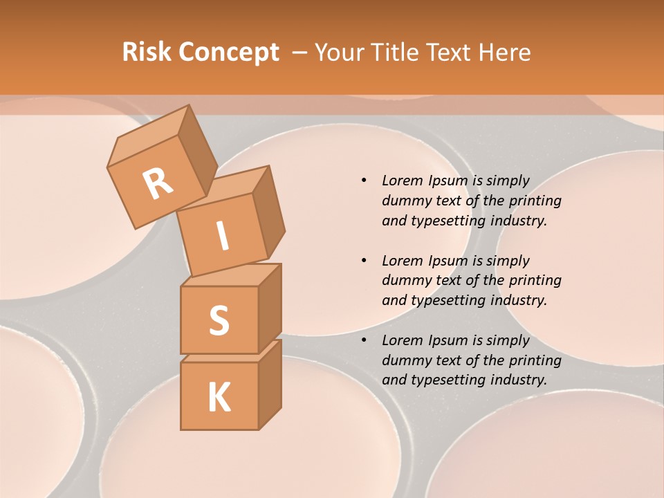 A Close Up Of A Palette Of Makeup PowerPoint Template