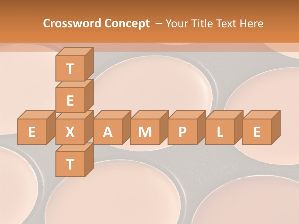 A Close Up Of A Palette Of Makeup PowerPoint Template