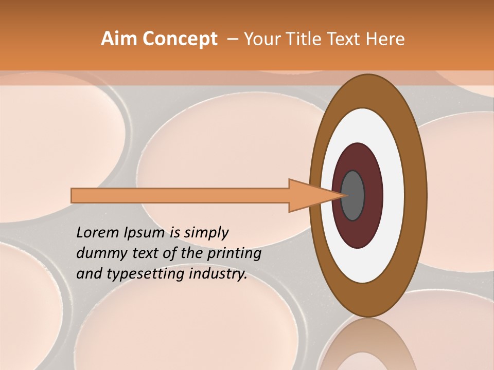 A Close Up Of A Palette Of Makeup PowerPoint Template