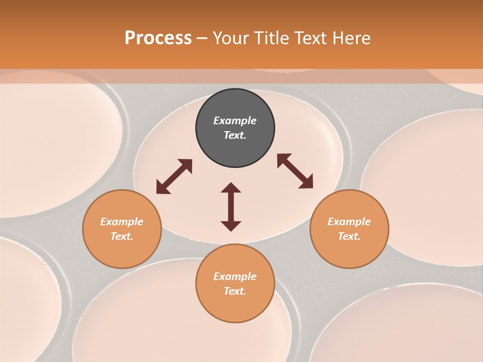 A Close Up Of A Palette Of Makeup PowerPoint Template
