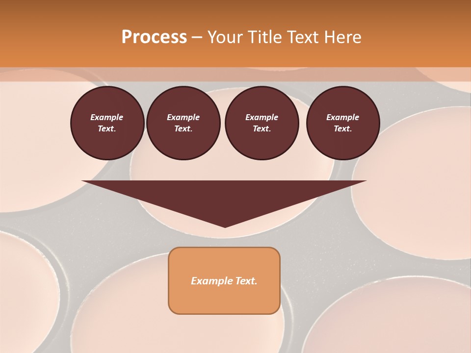A Close Up Of A Palette Of Makeup PowerPoint Template