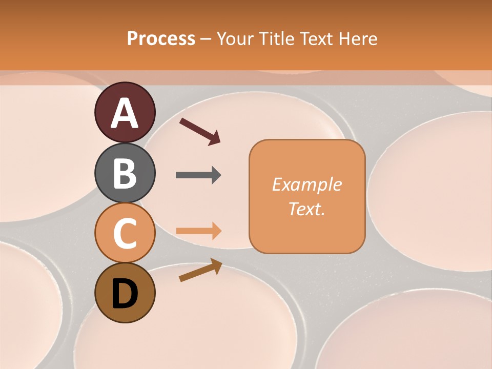 A Close Up Of A Palette Of Makeup PowerPoint Template
