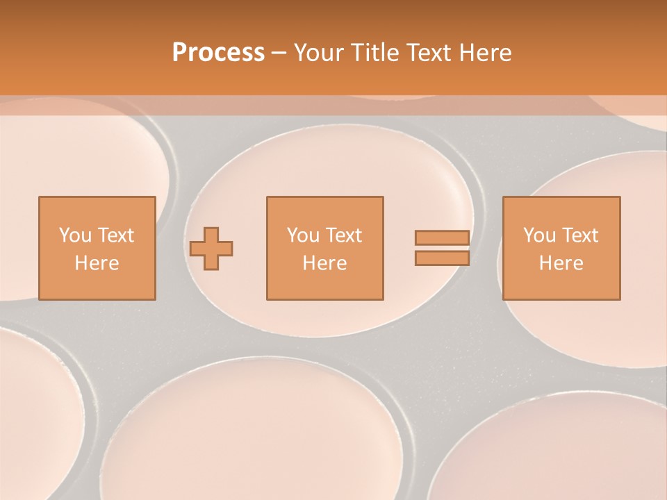 A Close Up Of A Palette Of Makeup PowerPoint Template