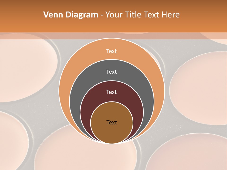 A Close Up Of A Palette Of Makeup PowerPoint Template