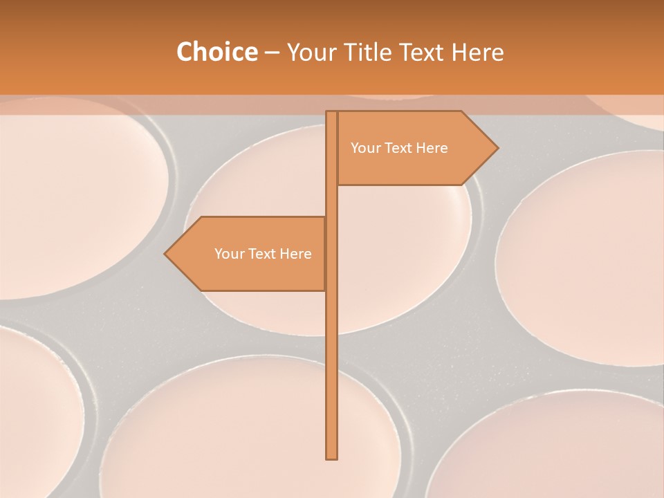 A Close Up Of A Palette Of Makeup PowerPoint Template