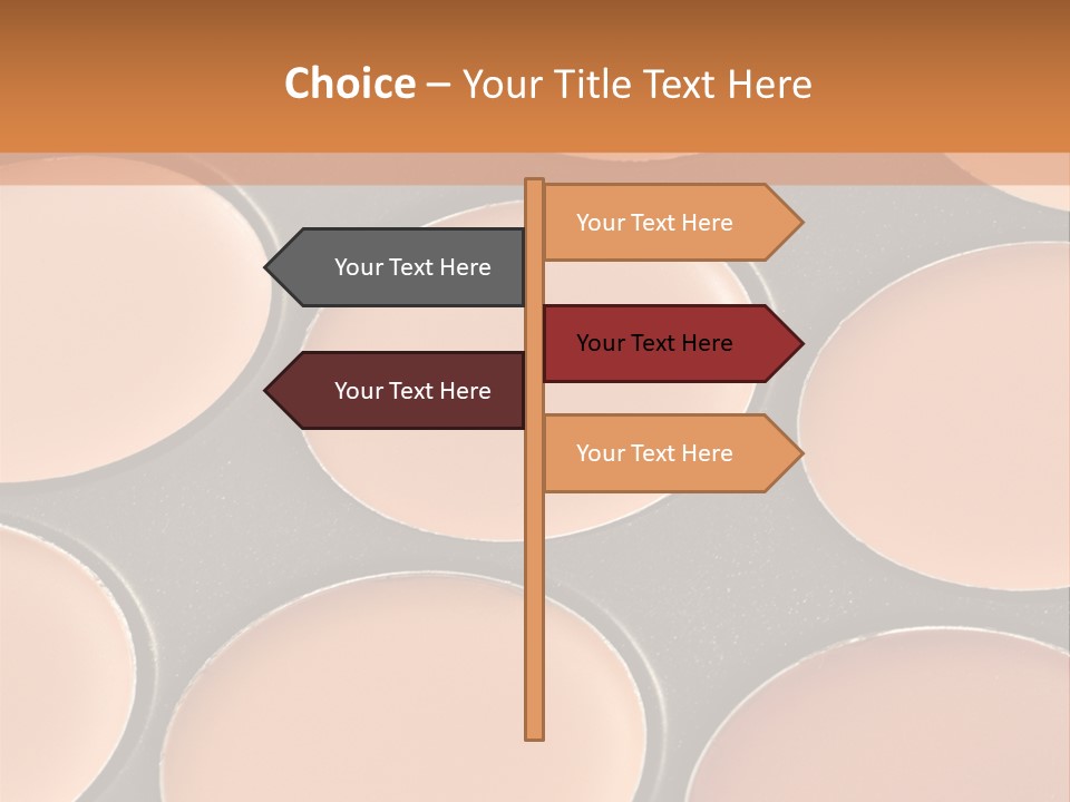 A Close Up Of A Palette Of Makeup PowerPoint Template