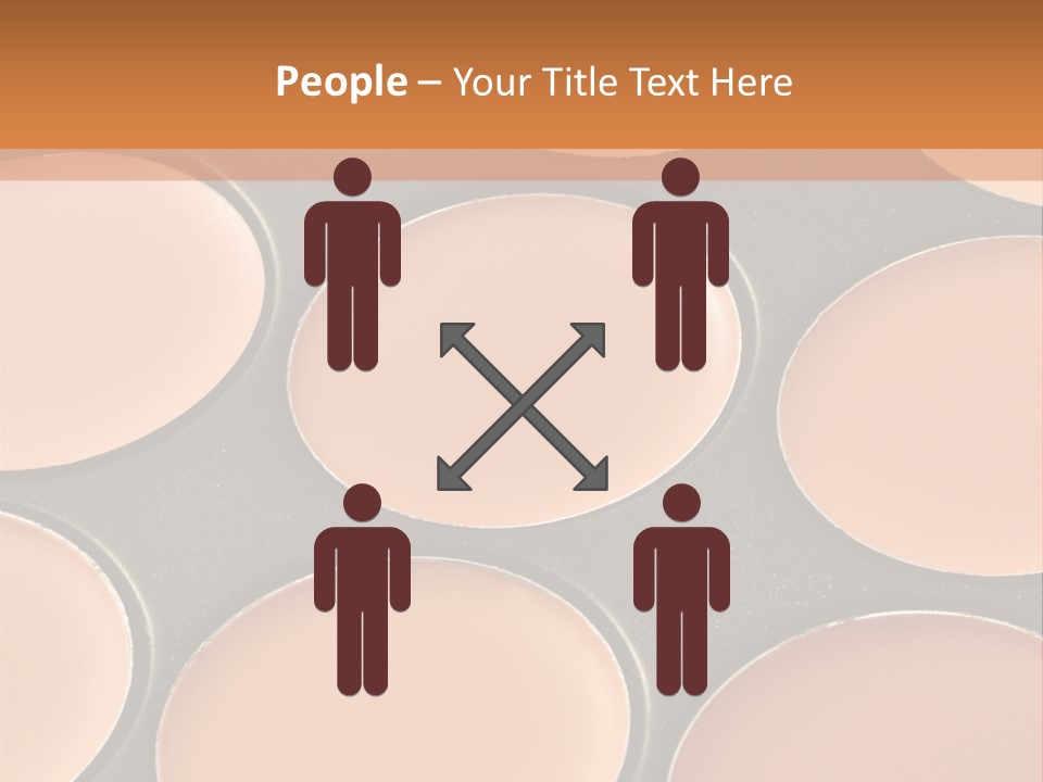 A Close Up Of A Palette Of Makeup PowerPoint Template