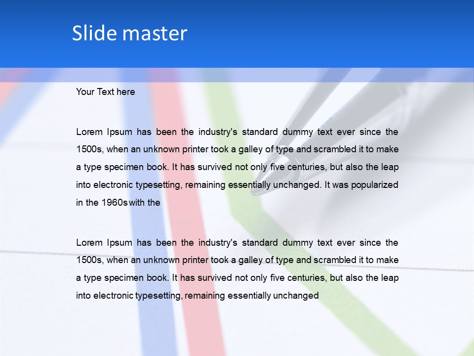 Teacher Playing Cheerful PowerPoint Template