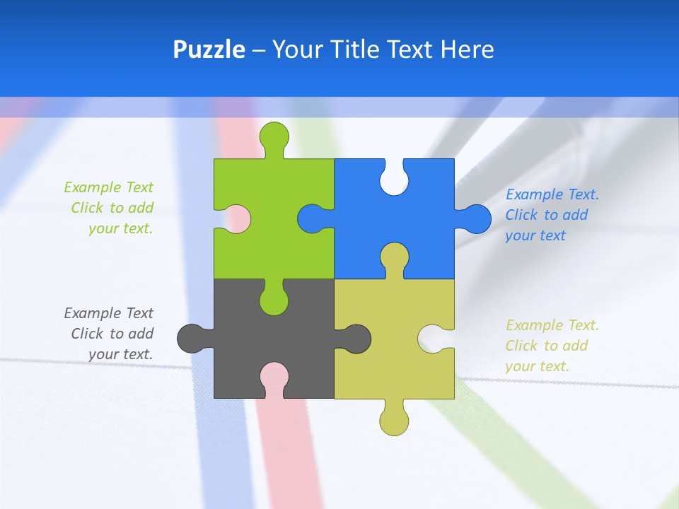 Teacher Playing Cheerful PowerPoint Template