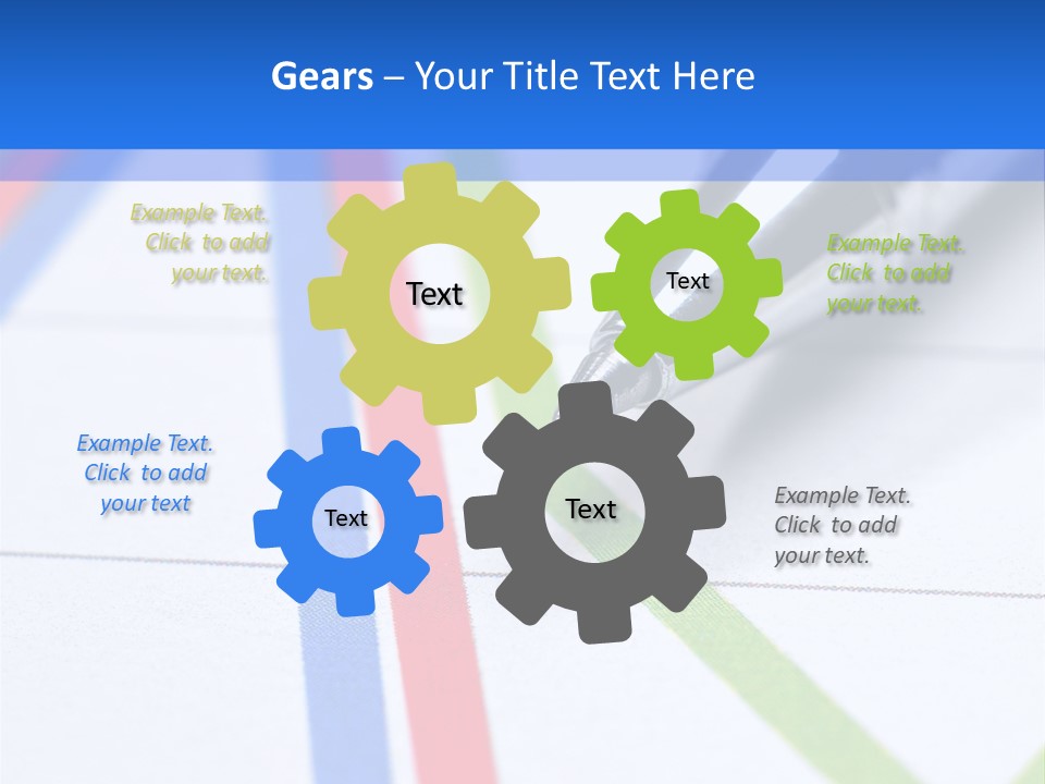 Teacher Playing Cheerful PowerPoint Template