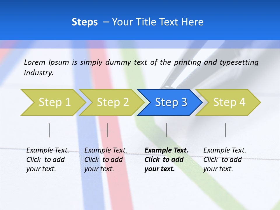 Teacher Playing Cheerful PowerPoint Template