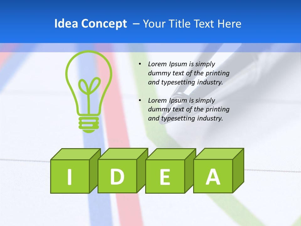 Teacher Playing Cheerful PowerPoint Template