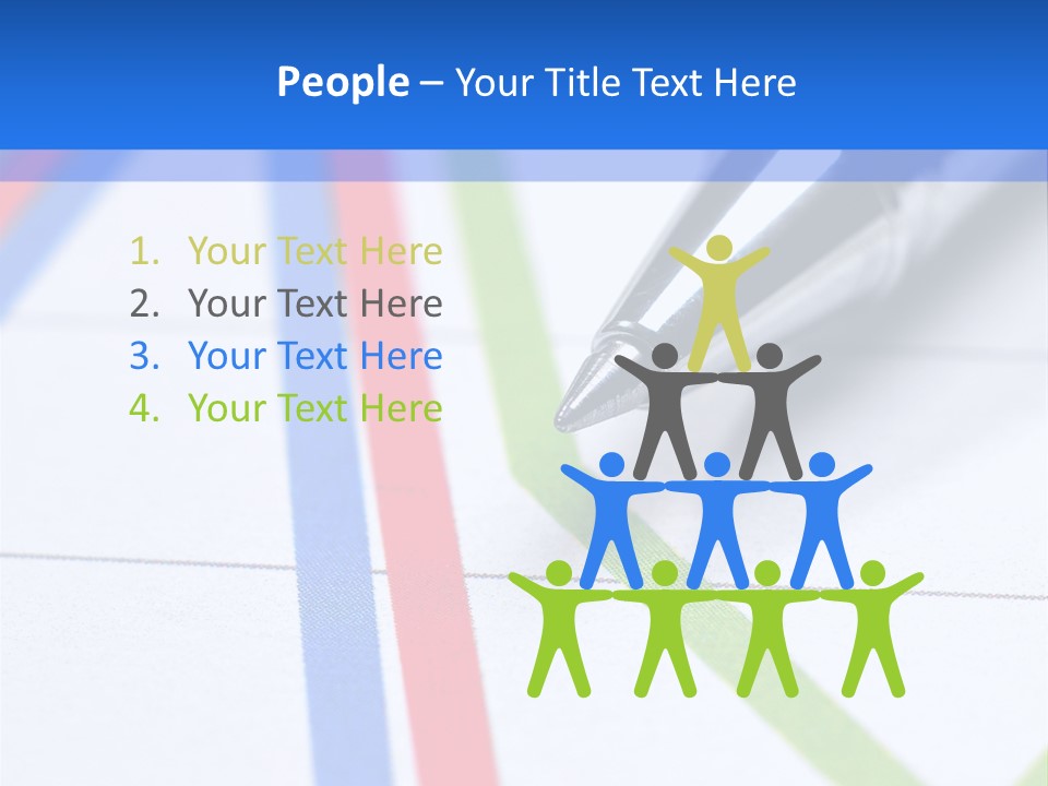 Teacher Playing Cheerful PowerPoint Template