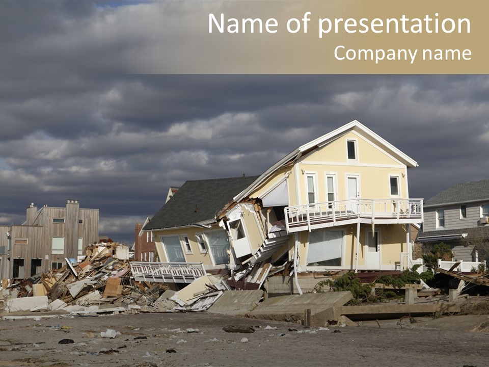 Sandy Down Building PowerPoint Template