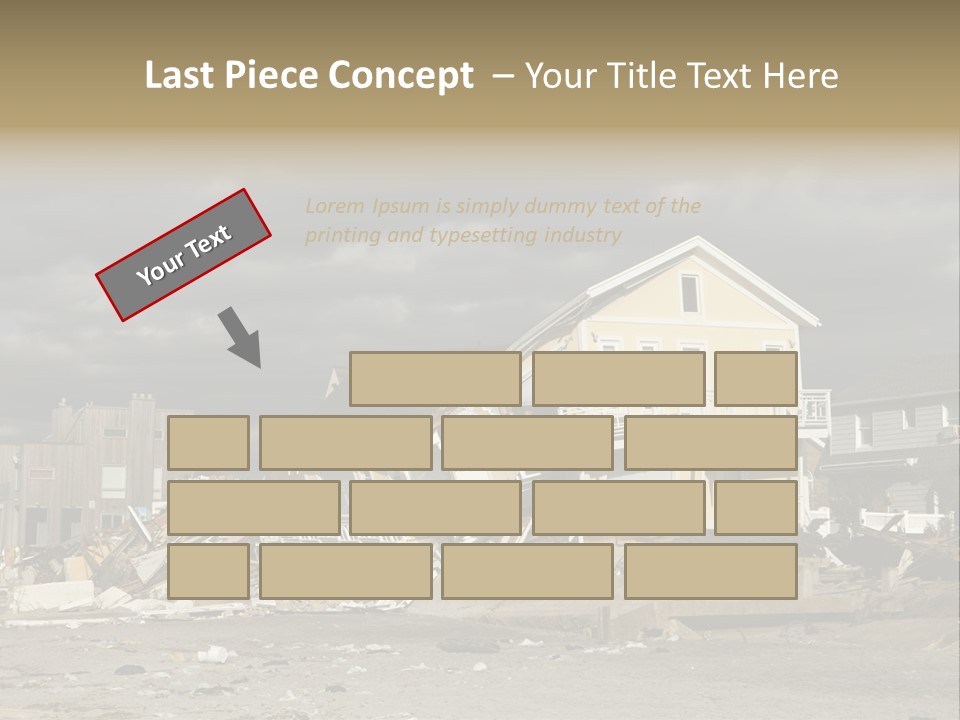 Sandy Down Building PowerPoint Template