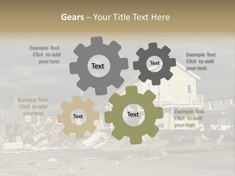 Sandy Down Building PowerPoint Template