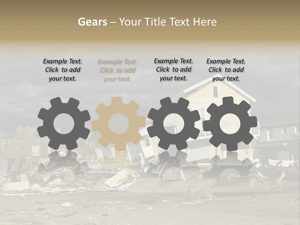 Sandy Down Building PowerPoint Template