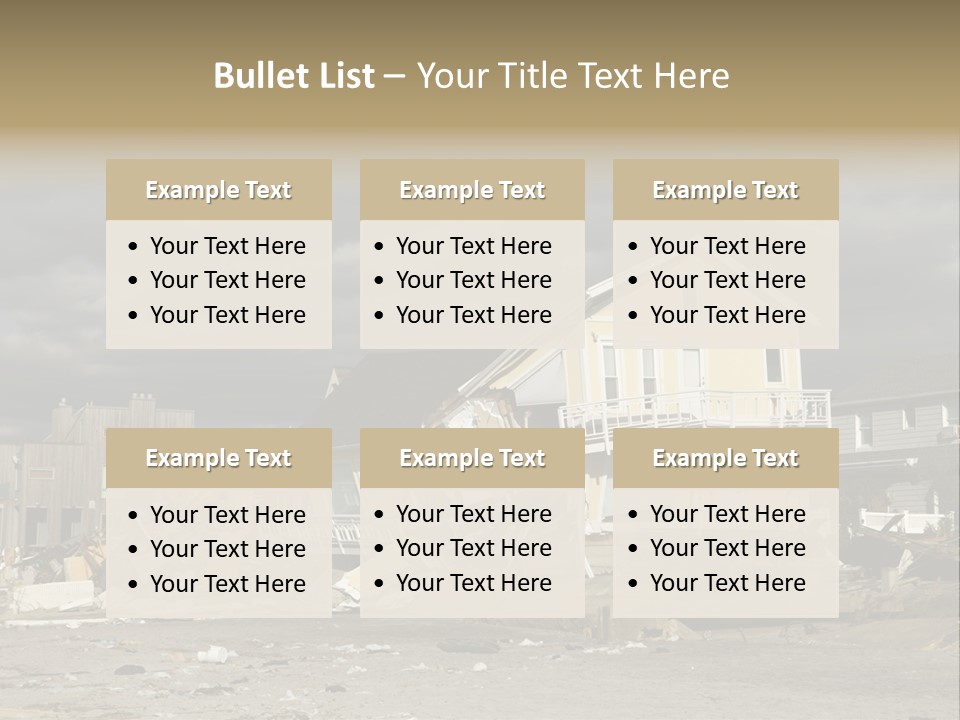 Sandy Down Building PowerPoint Template