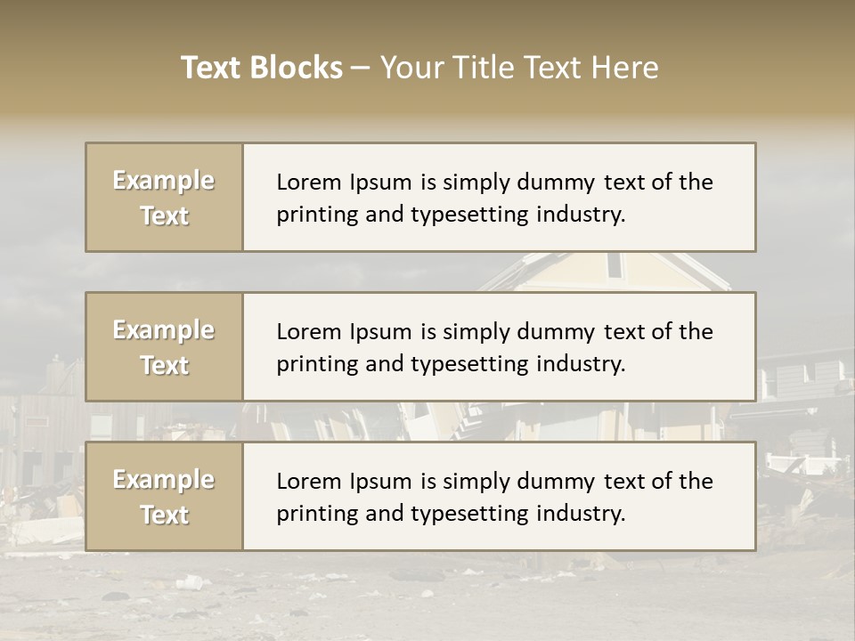 Sandy Down Building PowerPoint Template