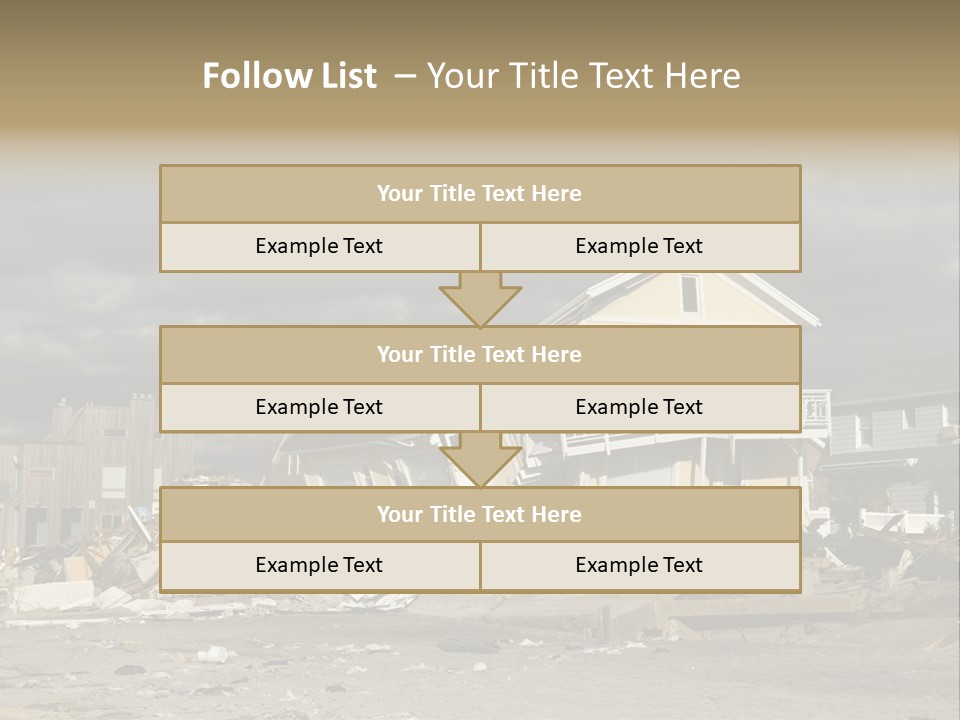 Sandy Down Building PowerPoint Template