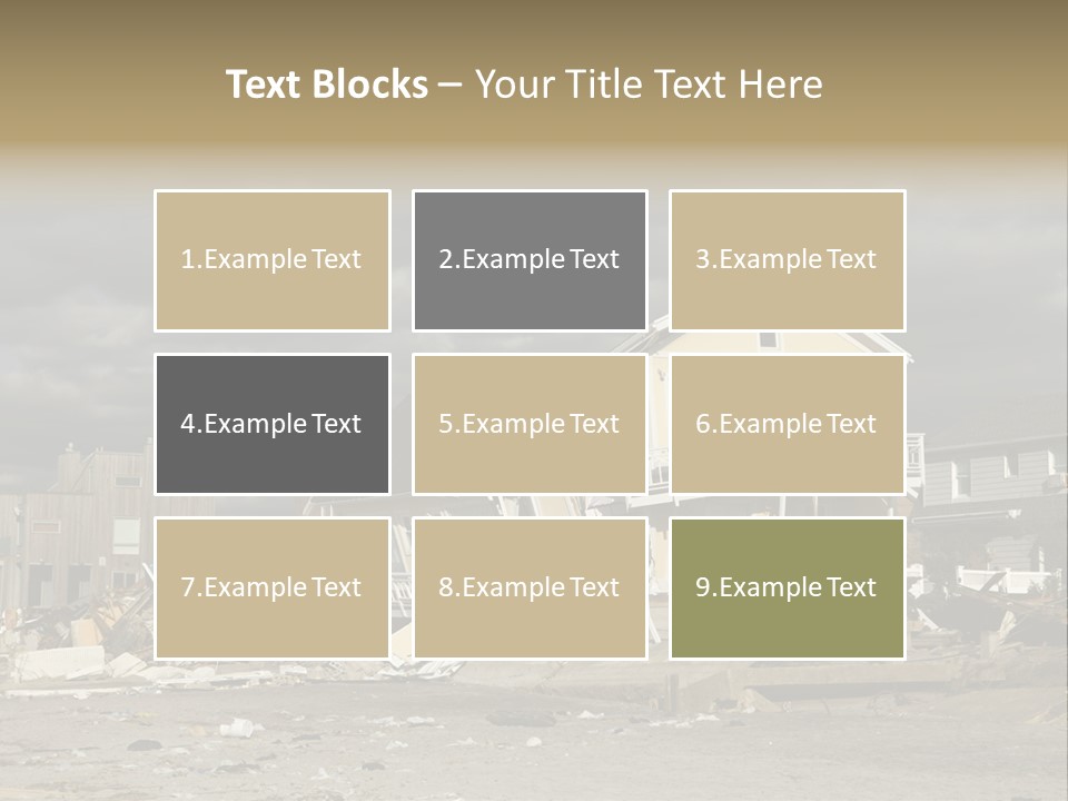 Sandy Down Building PowerPoint Template